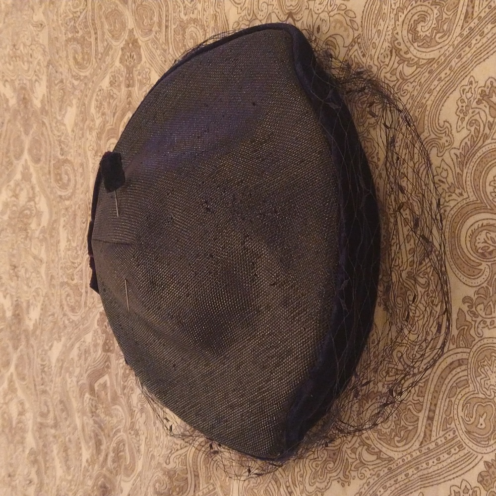 1950's Navy Fascinator Cap